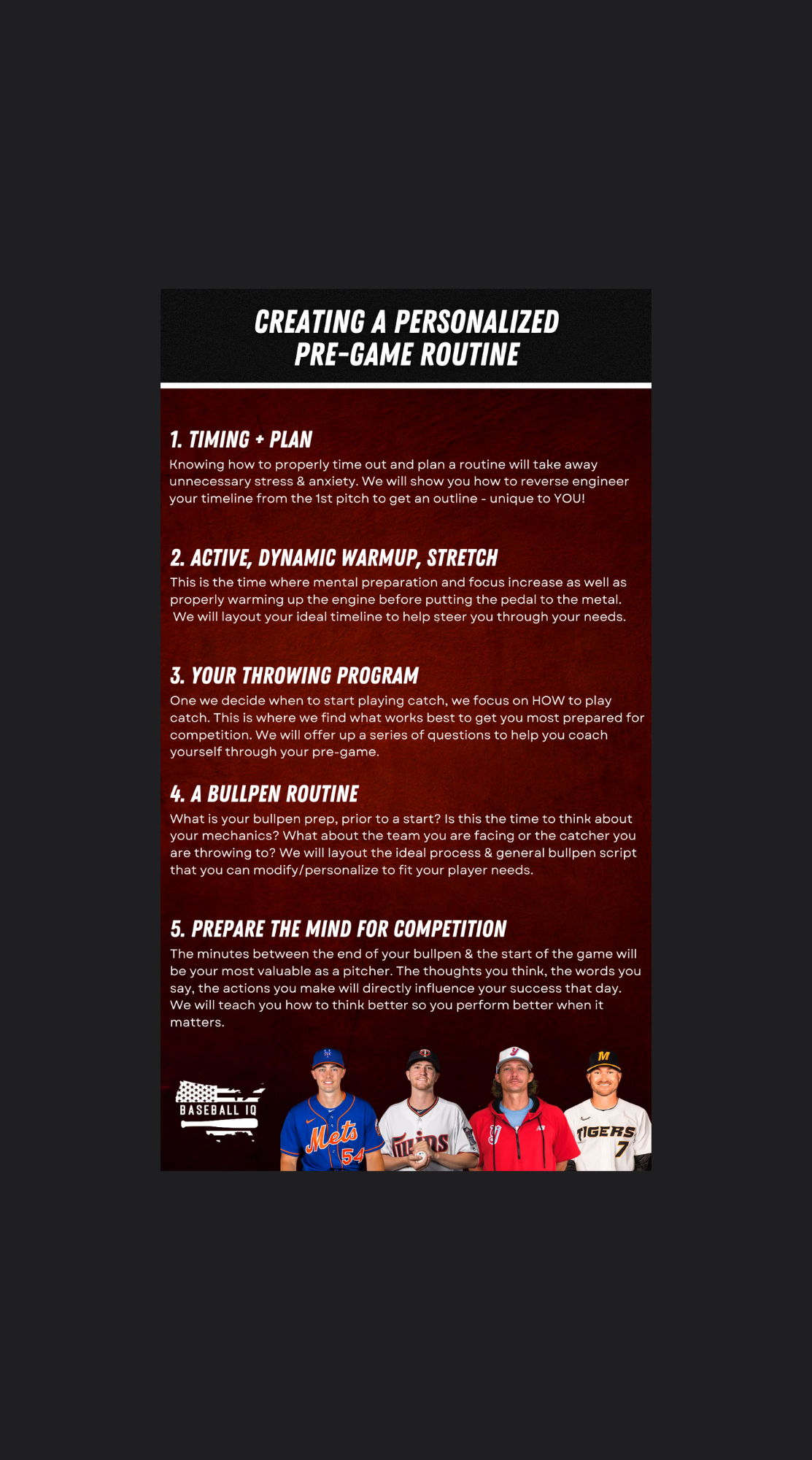 A Starting Pitcher's Game-Day Routine